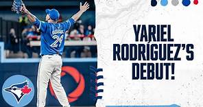 Yariel Rodríguez's Major League Debut!