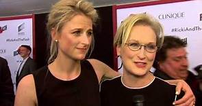 Ricki and The Flash: Mamie Gummer & Meryl Streep Movie Premiere Interview | ScreenSlam