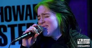 Billie Eilish “When the Party’s Over” Live on the Howard Stern Show