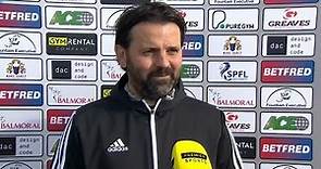 Cove Rangers manager Paul Hartley speaks ahead of Betfred Cup match against Hibernian