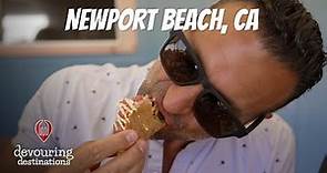 Devouring Newport Beach, California—Balboa Island, Fun Zone, Top Restaurants, Food Tour, Travel Vlog