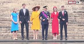 Ni la lluvia los opacó: la familia real belga celebró el Día Nacional de su país | ¡HOLA! TV