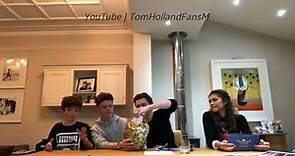 Tom Holland Live. Instagram@tomholland2013 |The Brothers Trust 2018| Zendaya, Paddy & Harry Holland