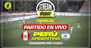 Perú 0-2 Argentina EN VIVO | Preolímpico Sub 23