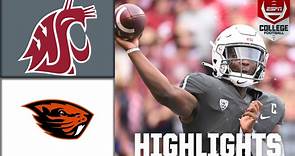 Oregon State Beavers vs. Washington State Cougars | Full Game Highlights