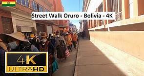 🇧🇴 Street Walk Oruro - Bolivia - 4K
