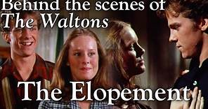 The Waltons - The Elopement episode - behind the scenes with Judy Norton
