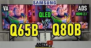 SAMSUNG Q65B vs Q80B: Smart TVs 4K QLED / ¿Cuál te conviene más comprar?