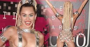 Miley Cyrus Revealing Fashion At 2015 MTV VMA's