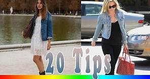 20 Style Tips On How To Wear A Denim Jacket