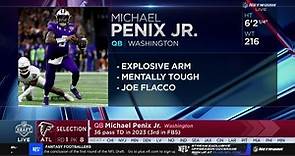 Falcons select Washington QB Michael Penix Jr. with No. 8 overall pick in 2024 NFL Draft