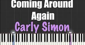 Coming Around Again - Carly Simon - Piano Tutorial