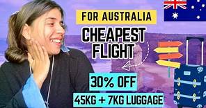 Cheapest Flight for Australia | Australia Study visa | New Delhi to #australia #melbourne