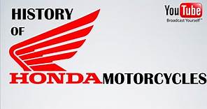 History of Honda Motorcycles