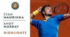 Stan Wawrinka v Andy Murray Highlights - Men's Semi-Final 2017 | Roland-Garros