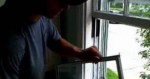 HOW TO: Putting a storm window back together