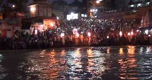 Maa Ganga Aarti Live in Haridwar, Haridwar Ganga Aarti