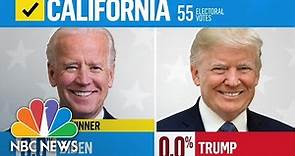 NBC News projects Biden Will Win California, Oregon And Washington | NBC News