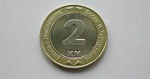 2 Bosnian Convertible Mark Coin :: Bosnia & Herzegovina 2008