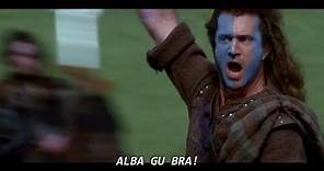 Mel Gibson yelling FREEDOM in "Braveheart" (1995)