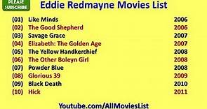 Eddie Redmayne Movies List