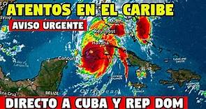 ATENTOS EN EL CARIBE, RARO Y FUERTE HURACAN ESTA POR LLEGAR , ALERTA REP DOM, CUBA, PUERTO RICO..