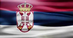 Bandera de Serbia - Serbia Flag Loop
