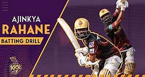 Ajinkya Rahane batting in the nets | KKR