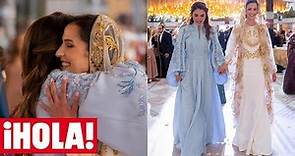 Rania de Jordania organiza una gran fiesta a su futura nuera por su boda con su hijo Hussein