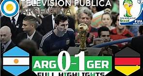 Argentina vs Alemania Final 2014 Resumen Completo TV PUBLICA