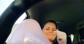 Blowing Up A Heart Shaped Balloon