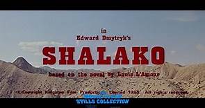 Shalako (1968) title sequence