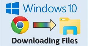 Windows 10 - Download Files - How to Open Downloaded File in Explorer from Google Chrome Downloading