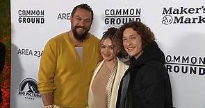 Jason Momoa joins his children at the Common Ground screening