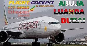 Boeing 777-200LR COCKPIT with ETHIOPIAN