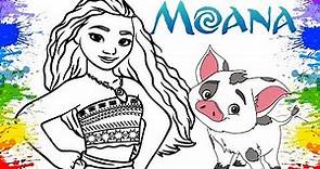 Desenho da Princesa da Disney Moana Coloring Page desenhos animados for Kids Toddlers Children