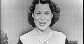 To Tell the Truth - Kitty Carlisle's first show! (Mar 5, 1957)
