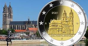Review of Germany's 2021, Saxony-Anhalt, commemorative 2 euro coin