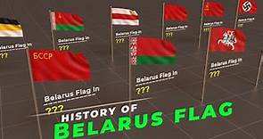 Evolution of Belarus Flag | History of Belarus Flag | Flags of the world |