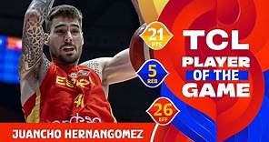 Juancho Hernangomez (21 PTS) | TCL Player Of The Game | IRI vs ESP | FIBA Basketball World Cup 2023