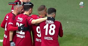 Gol Cenk Tosun Beşiktaş 2-0 Eyüpspor (Ziraat Türkiye Kupası 5. Tur Maçı)