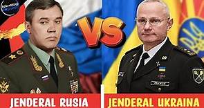 SIAPA PEMIMPIN PERANG TERKUAT? Jenderal Perang Rusia Ukraina, Valery Gerasimov vs Ruslan Khomchak
