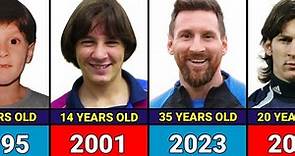 Lionel Messi - Transformation From 1 to 35 Years Old
