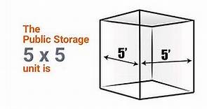 5x5 Storage Unit Size Guide