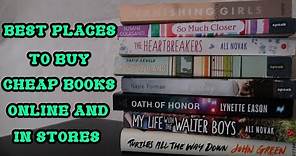 The Best Places to Buy Cheap Books – Online and in Stores!