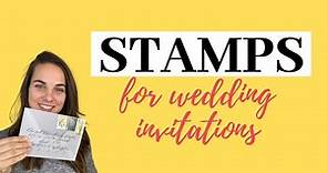 Stamps for Wedding Invitations - get the right postage!