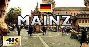 【4K】 Mainz 🇩🇪 Germany - City Walking Tour