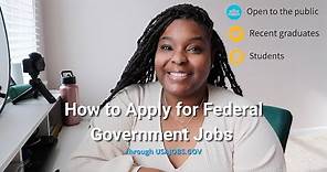 How to Apply for Federal Government Jobs through USAJOBS.gov | 2022