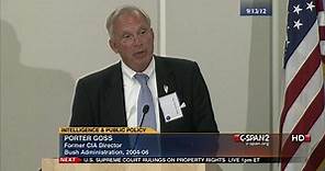 Porter Goss Remarks on Intelligence and Public Policy