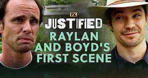 Raylan and Boyd's First Scene | Justified | FX